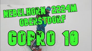 Oberstdorf (DE) Nebelhorn 2224m Snowboard trip GOPRO 10