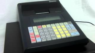 How To Program A Product PLU Preset Price On The Sam4S ER230 / ER-230 / ER230M Cash Register