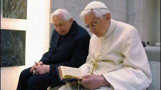 A SHORT CLIP OF MONSIGNOR  GEORG RATZINGER,THE BROTHER OF POPE EMERITUS BENEDICT XVI