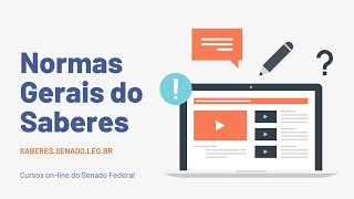 Vídeo sobre os cursos online da Plataforma Saberes