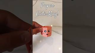 My Cute paper Mug! / School hacks / Paper toy!