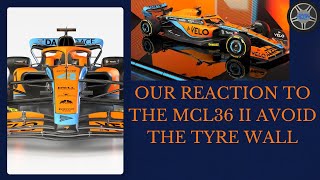 OUR REACTION TO THE MCL36 II AVOID THE TYRE WALL