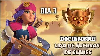 HACIENDO MIS ATAQUES DE LIGA DIA 3 ¿Cómo ATACAR en LIGA de GUERRAS en Clash Of Clans?