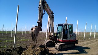 Plumbing trenching with Takeuchi Tb175 #excavator