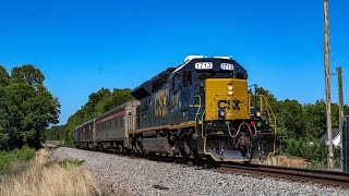 CSX W001 geometry train on the Blue Ridge Sub at Enola