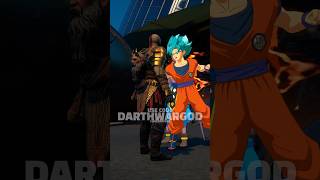 Goku & Beerus vs Wukong & Kratos 😱 #fortnite #shorts