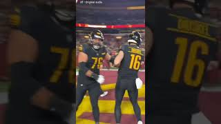 Jayden Daniels pulls off unreal last-second Hail Mary for miracle Commanders win #viralvideo  #nfl