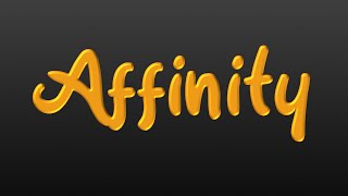 Create a smooth Golden Text Effect in Affinity Designer