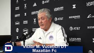 Dejamos de ser solidos en ciertos momentos: Victor M Vucetich DT Mazatlan FC