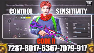 Bgmi sensitivity code today | Bgmi best sensitivity settings | Bgmi zero recoil sensitivity code