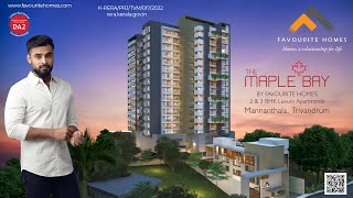 'The Maple Bay'  by Favourite Homes | Sample Apartment | Mannanthala, Trivandrum