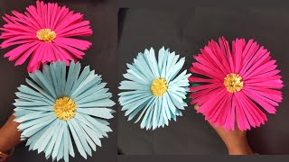 paper flower making idea/home decor ideas/art and craft ideas