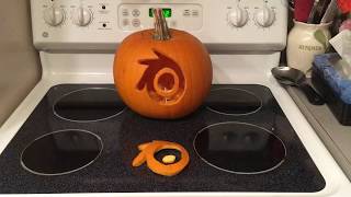 Blender Logo Jack-o-Lantern