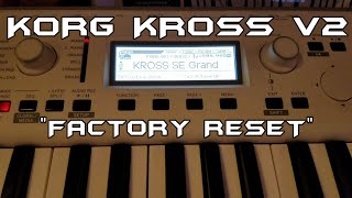 KORG KROSS 2 "Factory Reset" DLC Library Expansions (Limited Edition White)