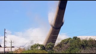 Port Kembla Stack Demolition (Cinematic Style)