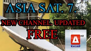 ASIA SAT 7 CHANNEL UPDATED