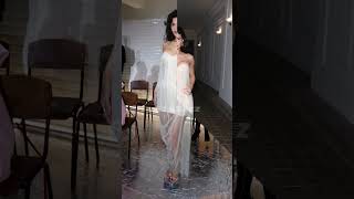 Kylie Jenner's Moment in Paris Fashion Week in Elegant White Dress