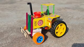 #Shorts 🚜 | how to make matchbox tractor at home Diy Toy