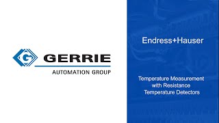 Temperature Measurement with Resistance Temperature Detectors