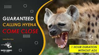 HERE'S THE WAY FOR THE HYENA TO COME CLOSE WHEN WE'RE HUNTING