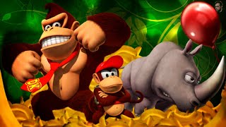 DONKEY KONG COUNTRY - FULL GAME WALKTHROUGH (Jogo Completo - SNES Gameplay)