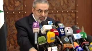 Jan 9, 2013 Syria_Syrians discuss implementing president's peace plan