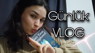 GÜNLÜK VLOG | Kargo işleri & müze gazhaneye gittim & gece yarısı kütüphanesini aldım & makyaj