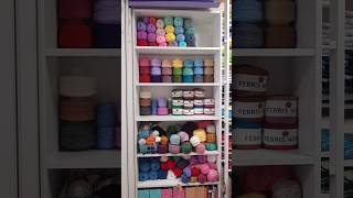 🧶Yarn wall | organizing in 3 seconds