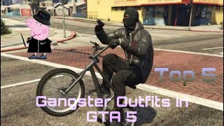 Top 5 Best Gangster Outfits In GTA 5 ; Male And Female (2021)