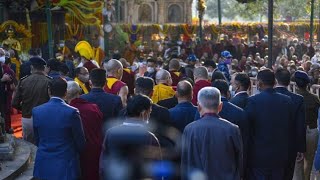 His Holiness Dalai Lama first visit to Mahabodhi Temple Bodhgaya 2022