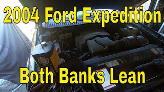 2004 Ford Expedition both banks lean