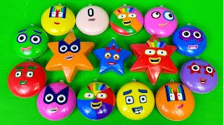 Looking For Numberblocks Star mix Circle Clay With Mixed Shapes Slime - Satisfying Slime ASRM