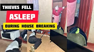 Only in Hammanskraal: Unlucky thieves fell asleep during house breaking.