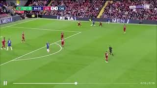 Liverpool vs Chelsea Anfield Hazard goal efl corabao cup