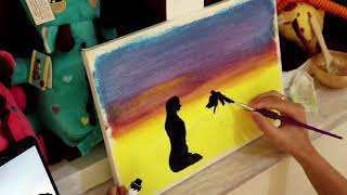 My Best Friend is a Dog | My Painting