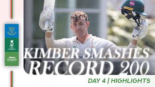 HIGHLIGHTS | Louis Kimber SHATTERS First-Class Records at Hove 💯📊