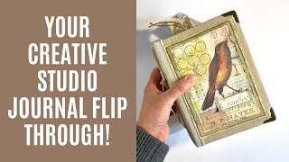 Your Creative Studio - Finished Journal Flip Through