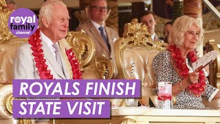 King Charles and Queen Camilla Attend Vibrant Farewell Ceremony in Samoa