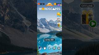 Wordscapes Level 100 Gameplay! #wordscapes