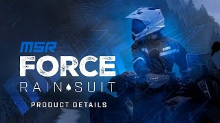 MSR Force 2-Piece Motorcycle Rain Suit