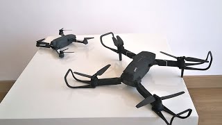 Eachine E520s vs Eachine E58 Drone. Take Off, Calibration, Battery Indicators, Drifting. Part 2.