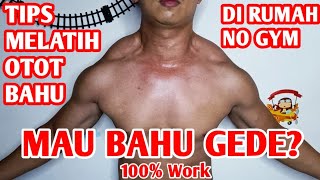 Cara Membentuk Otot Bahu Di Rumah Tanpa Alat | Pemula Wajib Tau!