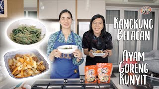 Resepi Ayam goreng kunyit & Kangkung Belacan Rasa Sifu