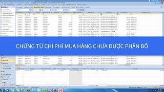 [SME2017] Kho và sổ cái lệch _ Chứng từ chi phí mua hàng chưa được phân bổ vào hóa đơn mua hàng