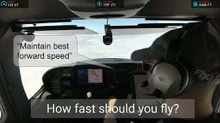 Keep your speed up!  How fast can you safely fly an approach?