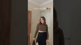 Bugün de böyle aşko ig:esrakamalli #grwm #birliktehazırlanalım #trendyolmilla