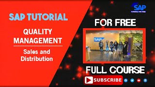 SAP Quality Management | Sales and Distribution | SAP QM | SAP Tutorial For Free | SAP ERP