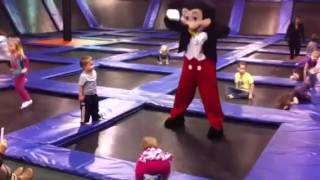 Mickey Mouse Dances to Justin Bieber's Latest Track at Urban Air Trampoline Park Dallas Fort Worth