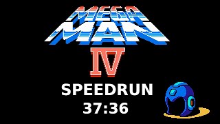 Mega Man 4 Speedrun in 37:36