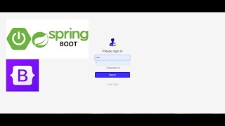 configuration springboot+thymeleaf+bootstrap part 1. case studies, LOGIN PAGE